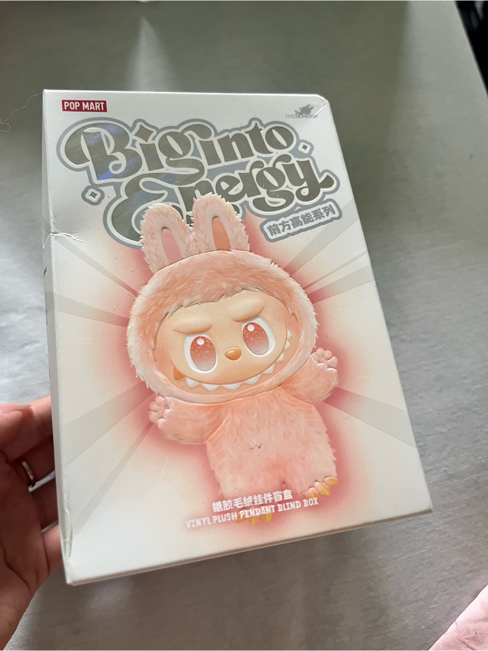 Pop Mart Labubu Big into Energy Vinyl Plush Pendant blind box